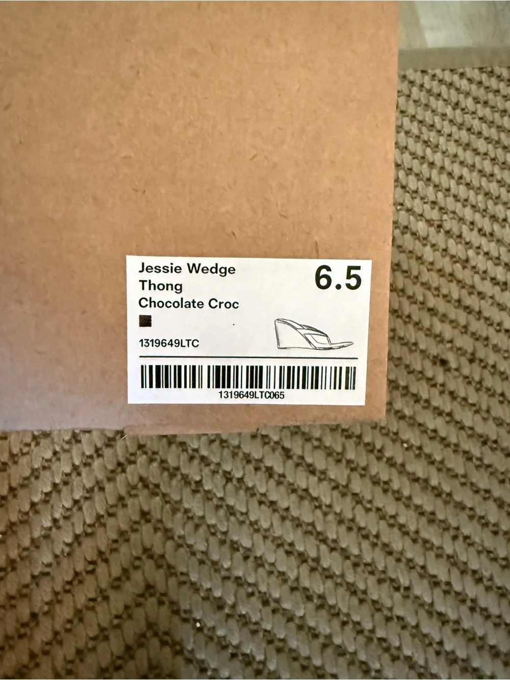 Reformation Jessie Wedge Thong Sandals
